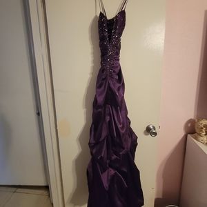 Purple prom dress